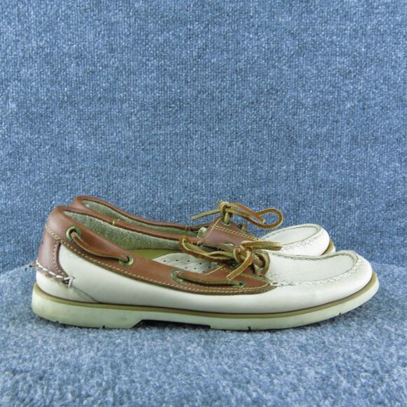 SPERRY Women Boat Shoe Brown Leather Lace Up Size 8.5 Medium - Picture 4 of 10